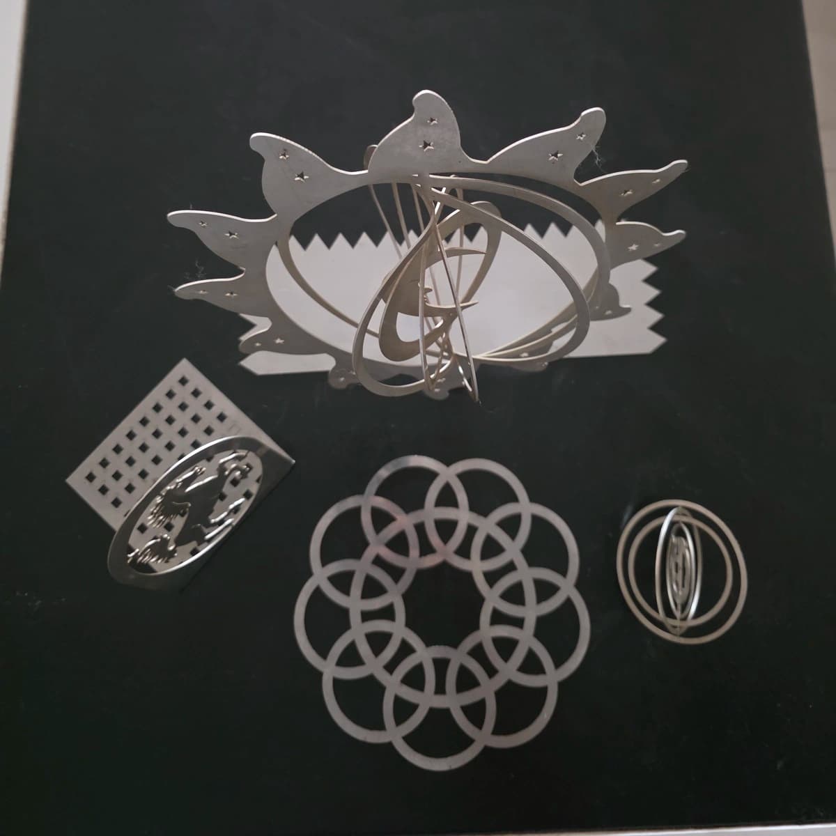 Leather engraving sample